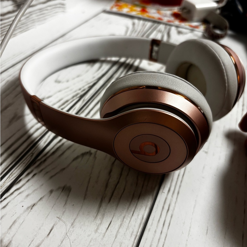 Apple Pink Over-Ear Headphones with Premium Design and Comfort